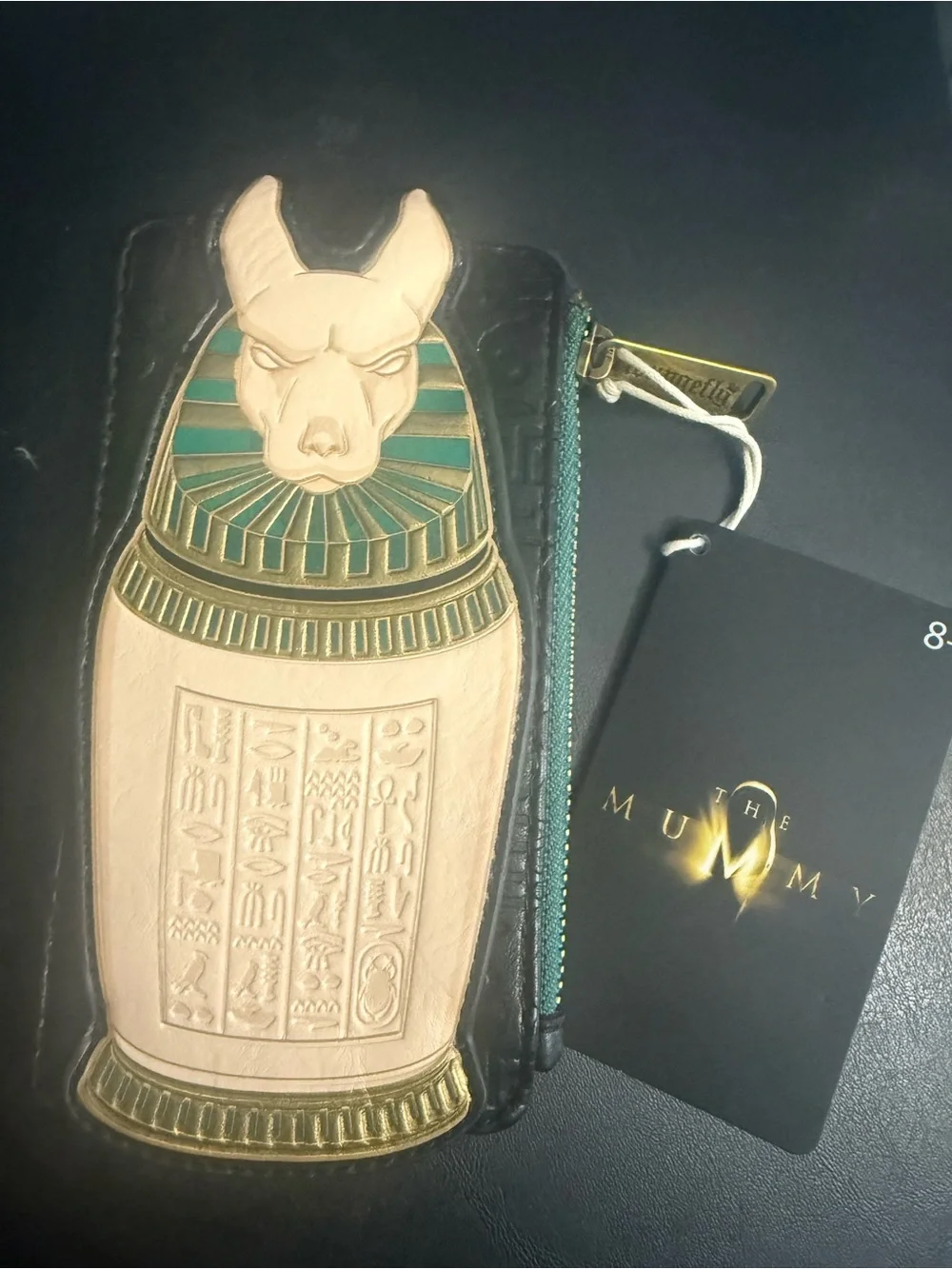 Loungefly The Mummy Book of the living Backpack with matching wallet set rare